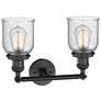 Thumbnail3 of Bell 5" 2 Light 16" Tiltable LED Bath Light - Matte Black - Seedy more views
