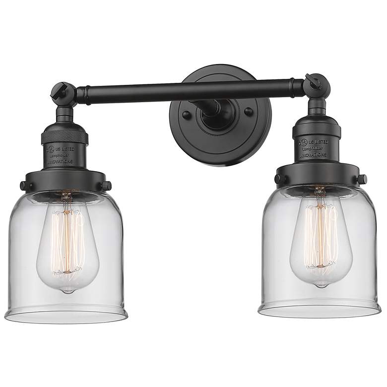 Image 1 Bell 5" 2 Light 16" Tiltable LED Bath Light - Oil Rubbed Bronze -