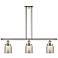 Bell 5" 3 Light 36" LED Island Light - Polished Nickel  - Silver