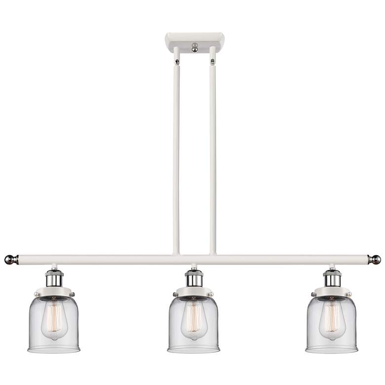 Image 1 Bell 5 inch 3 Light 36 inch LED Island Light - White and Polished Chrome 
