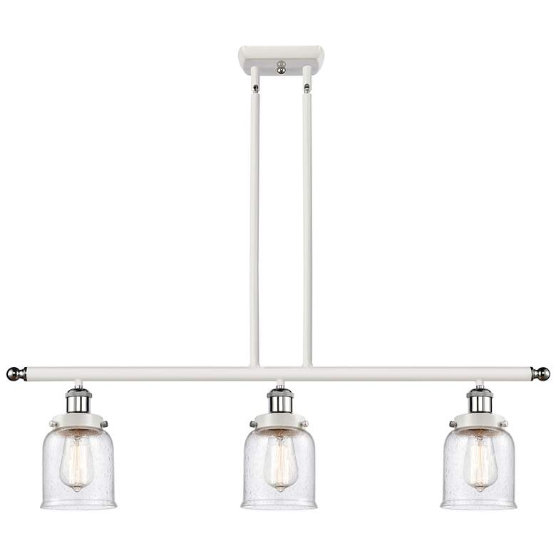 Image 1 Bell 5 inch 3 Light 36 inch LED Island Light - White and Polished Chrome 