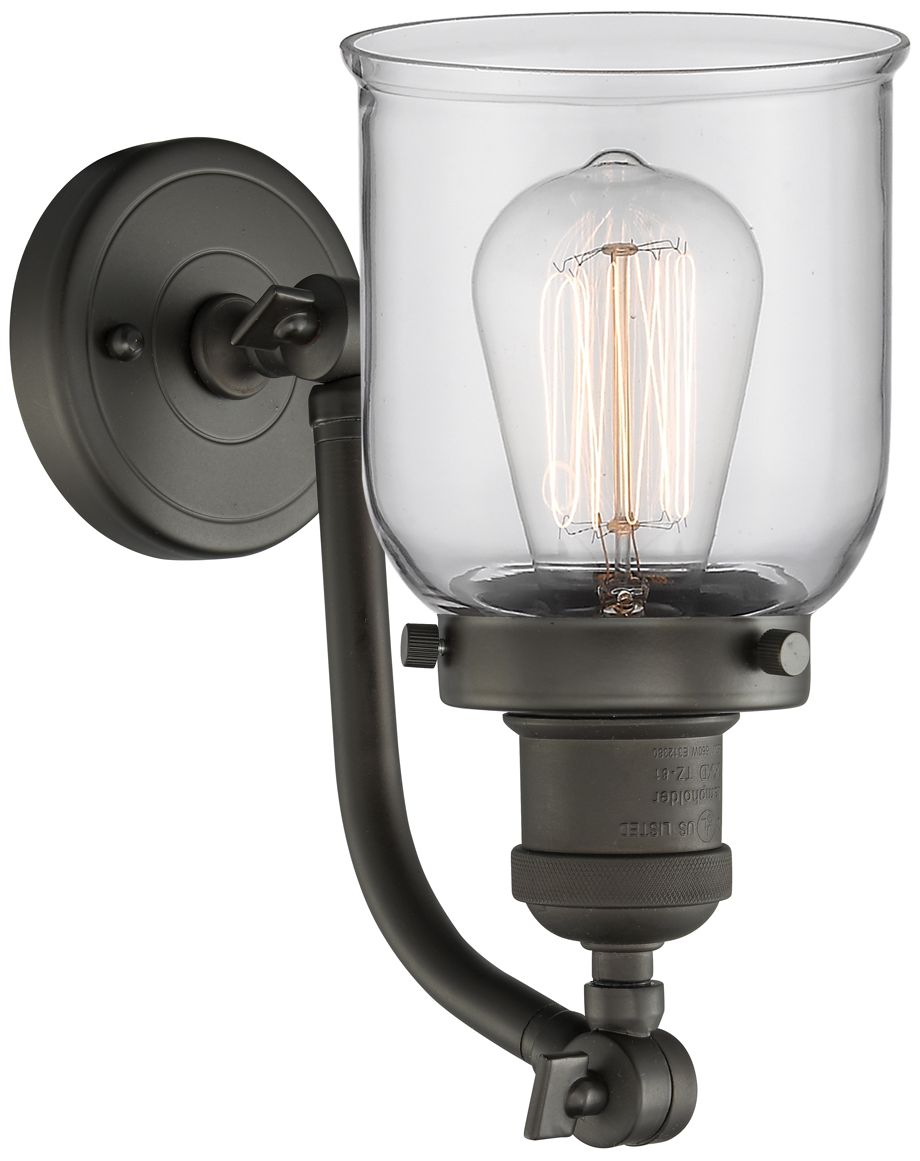 Image 2 Bell 5" LED Sconce - Bronze Finish - Clear Shade more views