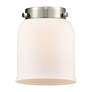 4_Bell 5" Oil Rubbed Bronze Mini Pendant w/ Matte White Shade more views