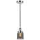 Bell 5" Polished Chrome Mini Pendant w/ Plated Smoke Shade