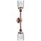Bell 5" Wide 2 Light Copper Bath Vanity Light w/ Seedy Shade