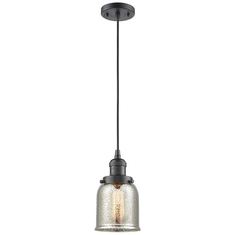 Image 1 Bell 5" Wide Oil-Rubbed Bronze LED Mini Pendant
