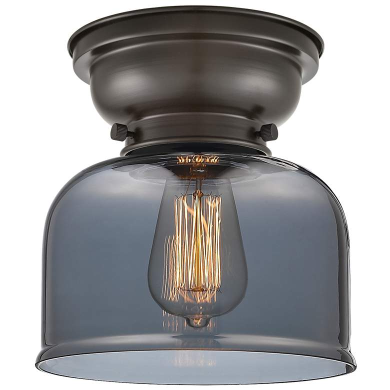 Image 1 Bell 7 3/4" Wide Oil-Rubbed Bronze Ceiling Light