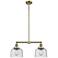 Bell 8" - 2 Light 21" LED Island Light - Antique Brass - Seedy S
