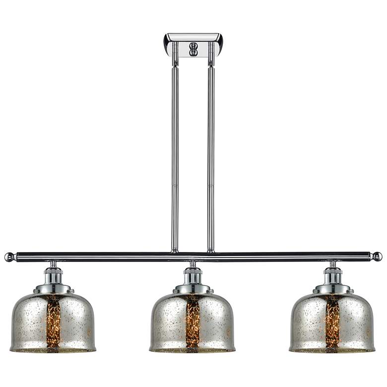 Image 1 Bell 8" 3 Light 36" LED Island Light - Chrome - Silver Mercury