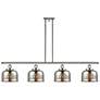 Bell 8" 4 Light 48" Island Light - Polished Nickel  - Silver Plat