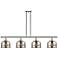 Bell 8" 4 Light 48" Island Light - Polished Nickel  - Silver Plat