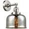 Bell 8" Polished Nickel Sconce w/ Silver Plated Mercury Shade