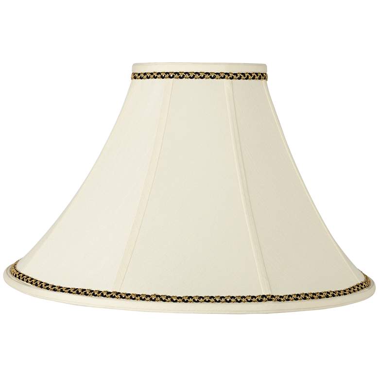 Image 1 Bell Shade with Gold and Black Trim 7x20x13.75 (Spider)