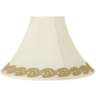 Bell Shade with Gold Vine Lace Trim 7x20x13.75 (Spider)