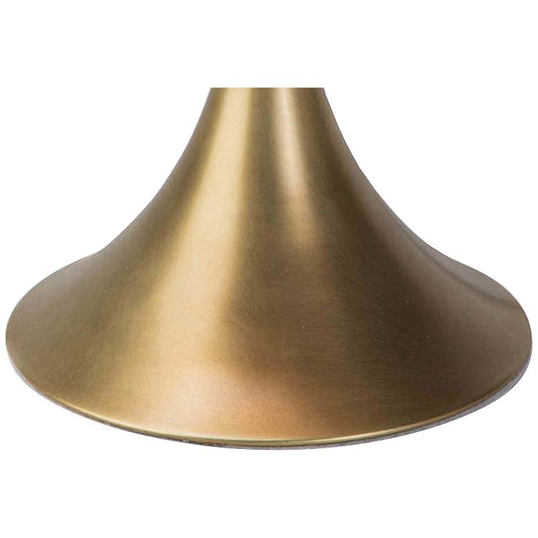 Image 3 Bella 14 1/2" High Natural Brass Uplight Accent Table Lamp more views