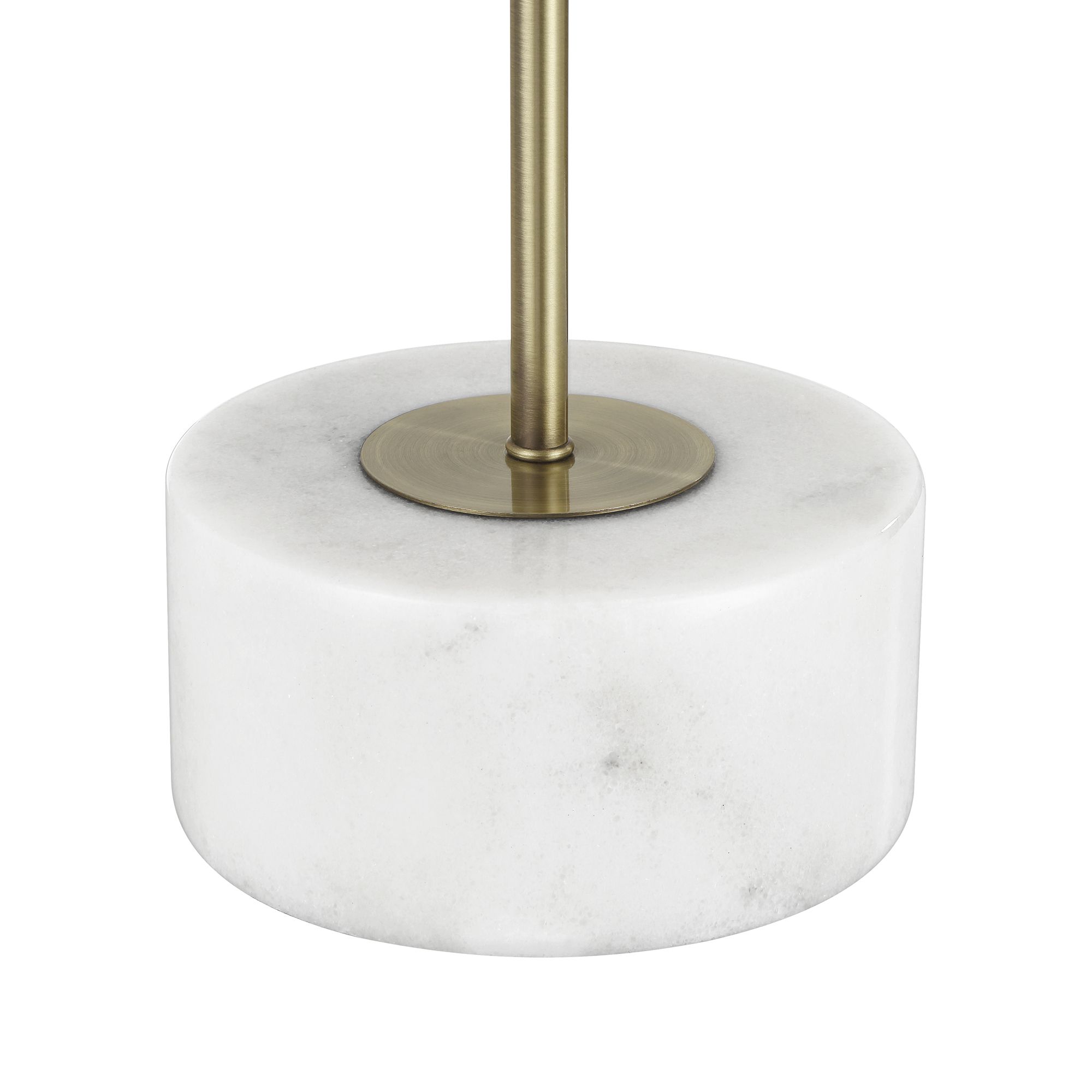 Image 5 Bella 24 1/2" High Brass and Marble Arc Table Lamp with Dimmer more views