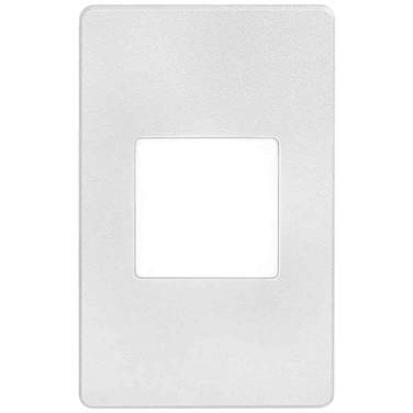 Bella 3" Wide White LED Outdoor Step Light with Lens