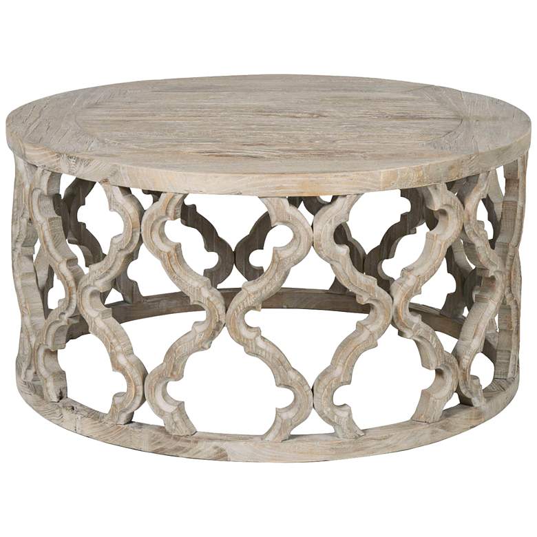 Image 1 Bella 30 1/2" Wide Reclaimed Wood Coffee Table