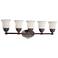 Bella 31" Wide 5-Light Vanity Light - Oiled Bronze