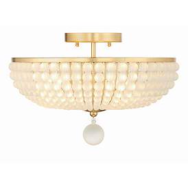 Image3 of Bella 4 Light Antique Gold Ceiling Mount more views