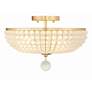 Thumbnail3 of Bella 4 Light Antique Gold Ceiling Mount more views