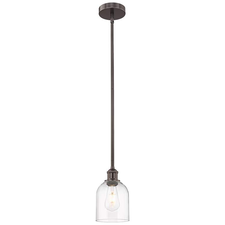 Image 1 Bella 5 1/2" Wide Oil-Rubbed Bronze Mini Pendant
