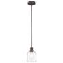 1_Bella 5 1/2" Wide Oil-Rubbed Bronze Mini Pendant