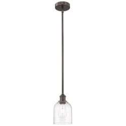Bella 5 1/2" Wide Oil-Rubbed Bronze Mini Pendant