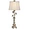 Bella Antique Floral Vine 37" High Tall Console Table Lamp