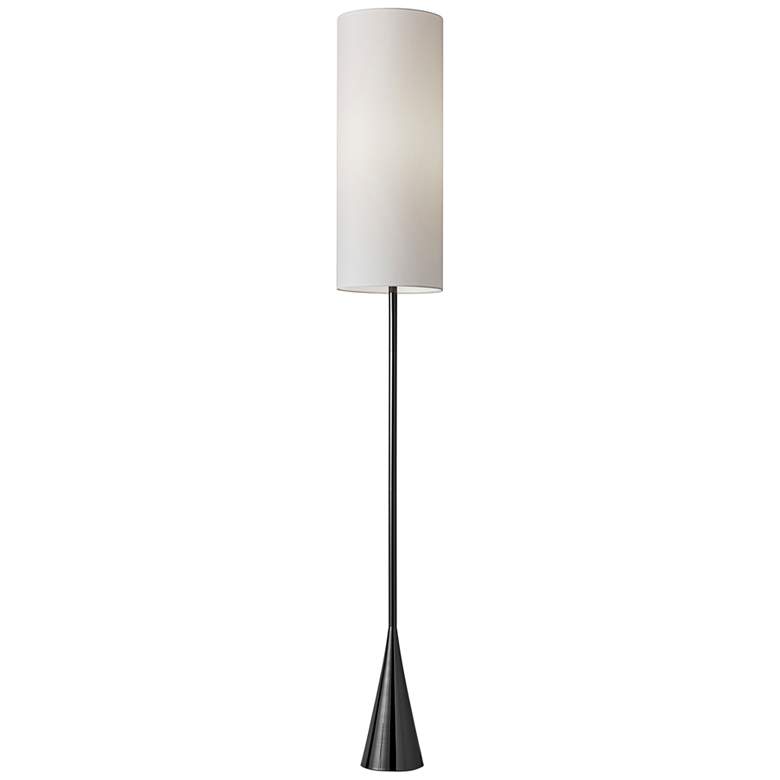 Image 1 Bella Black Nickel Metal Touch Floor Lamp