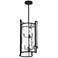 Bella Collina 14" Wide Coal Black 6-Light Pendant