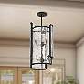 1_Bella Collina 14" Wide Coal Black 6-Light Pendant