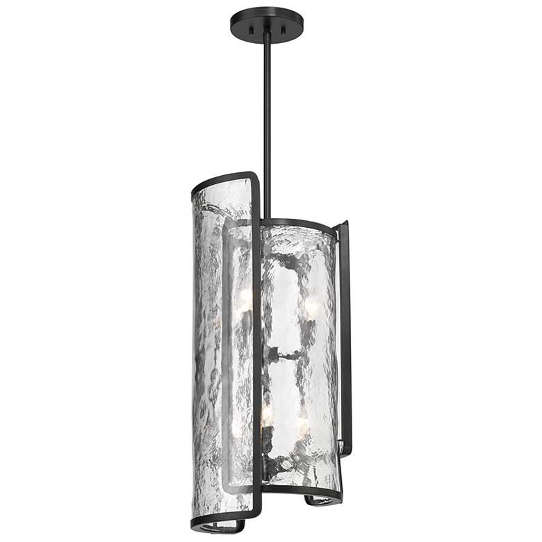 Image 3 Bella Collina 14" Wide Coal Black 6-Light Pendant more views