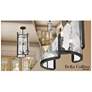 6_Bella Collina 14" Wide Coal Black 6-Light Pendant more views