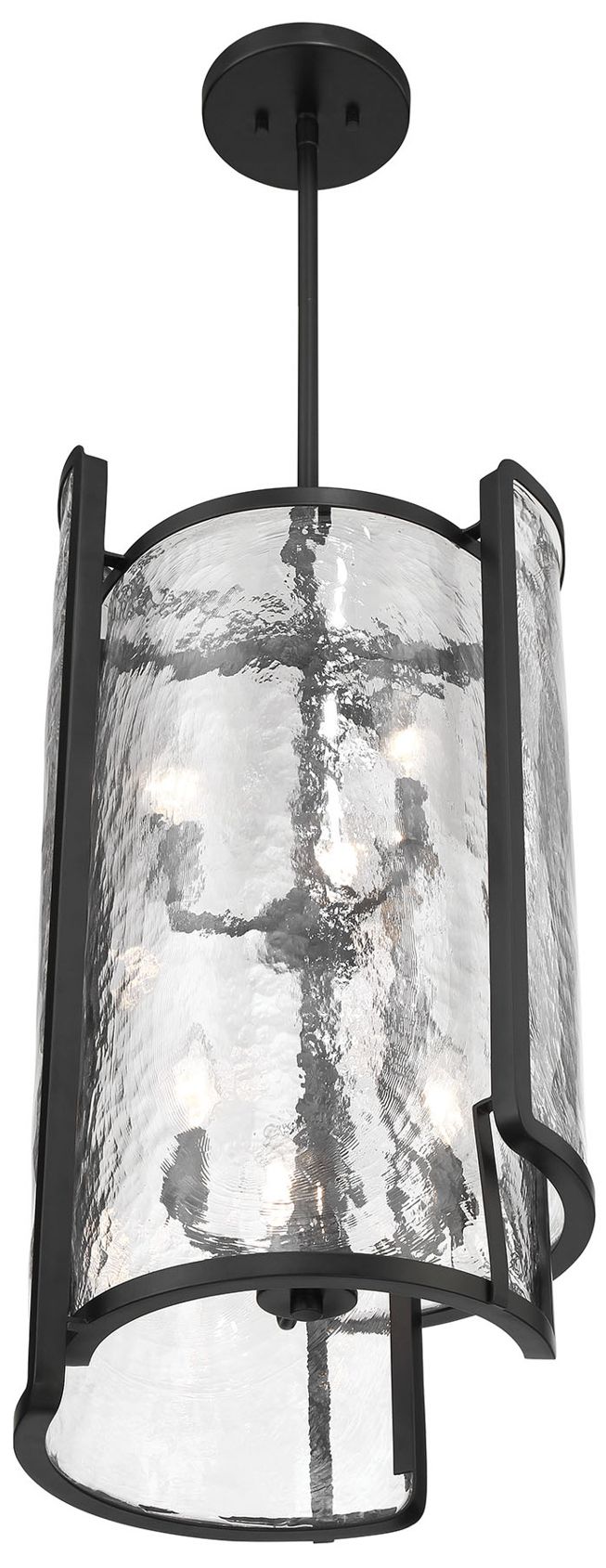 Image 7 Bella Collina 14" Wide Coal Black 6-Light Pendant more views
