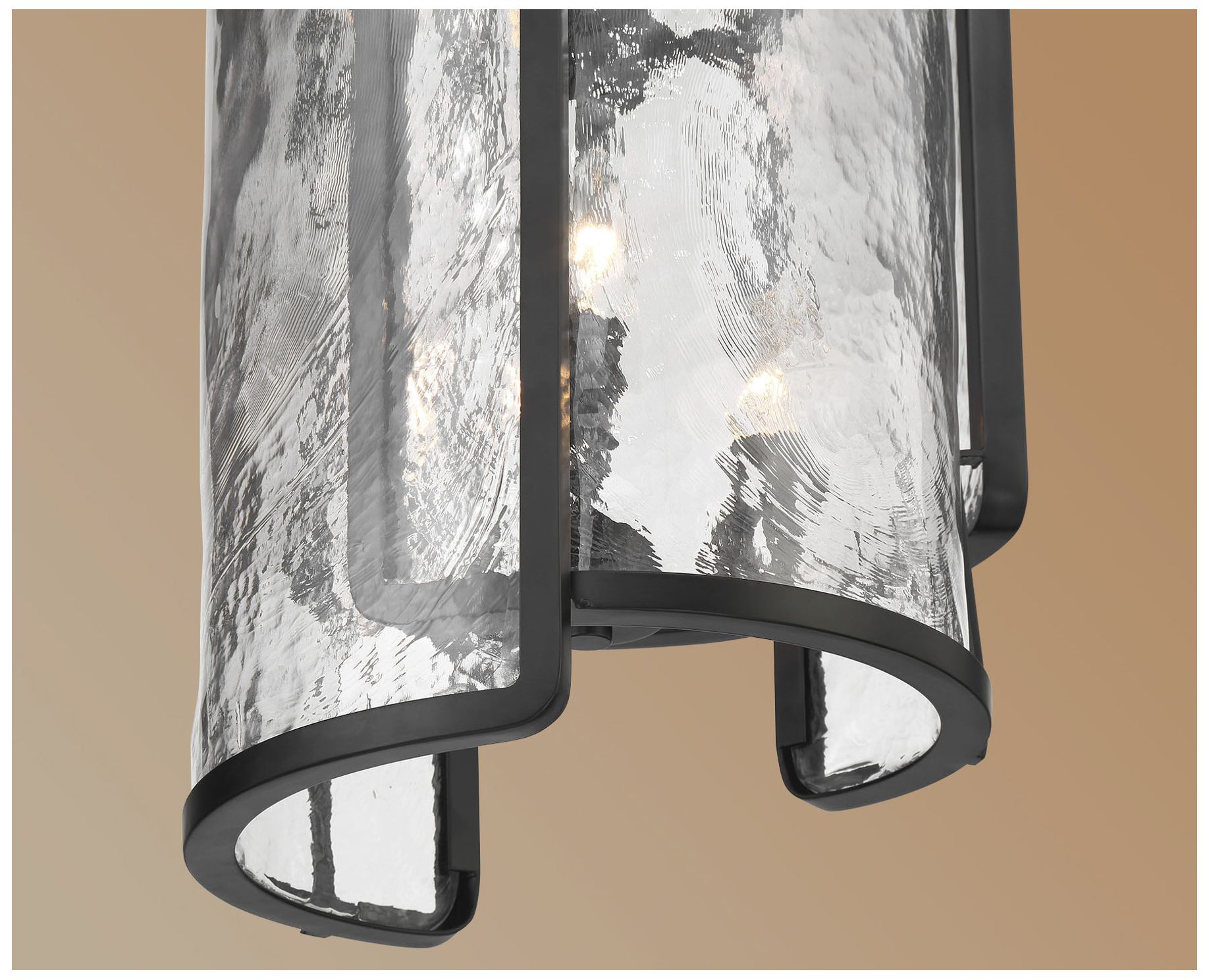 Bella Collina 14" Wide Coal Black 6-Light Pendant