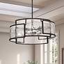 1_Bella Collina 28" Wide Coal Black Pendant Light
