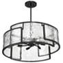 3_Bella Collina 28" Wide Coal Black Pendant Light more views