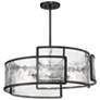 5_Bella Collina 28" Wide Coal Black Pendant Light more views