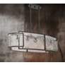 6_Bella Collina 48" Wide Coal Black 5-Light Island Chandelier more views