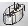 7_Bella Collina 48" Wide Coal Black 5-Light Island Chandelier more views