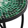 Thumbnail3 of Bella Green Mosaic Outdoor Accent Table more views