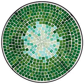 Image4 of Bella Green Mosaic Outdoor Accent Table more views