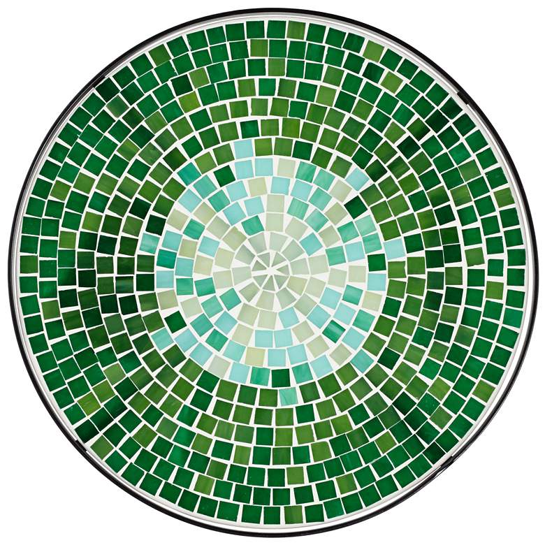 Image 3 Bella Green Mosaic Outdoor Accent Tables Set of 2 more views