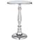 Bella Polished Aluminum Accent Table