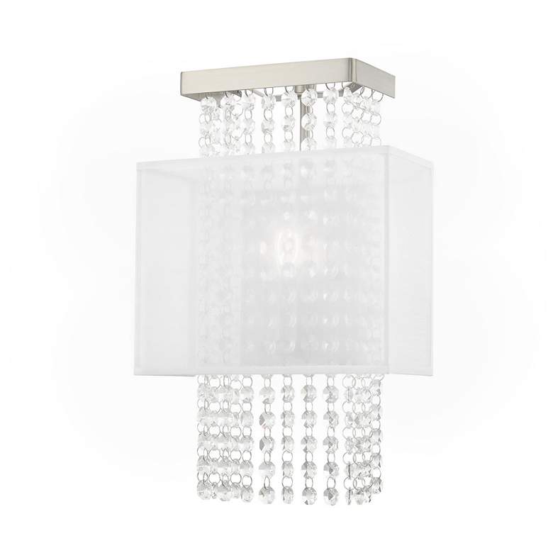 Image 1 Bella Vista 1 Light Brushed Nickel ADA Wall Sconce