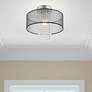 1_Bella Vista 1 Light Brushed Nickel Ceiling Mount