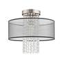 4_Bella Vista 1 Light Brushed Nickel Ceiling Mount more views