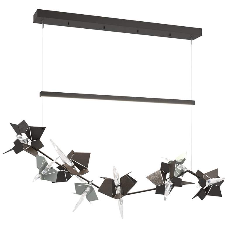 Image 1 Belladonna 50.3"W Accented Oil Rubbed Bronze Standard LED Pendant