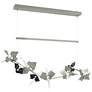 Belladonna 50.3"W Black Accented Sterling Standard LED Pendant